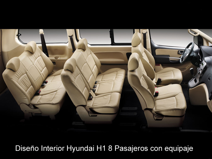 Diseño Interior Van Hyundai H1 8 Pasajeros